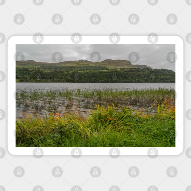 View across Lough Glencar Sticker by mbangert